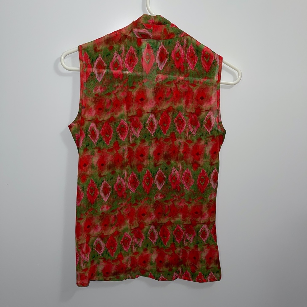 Kut from the cloth‎ sleeveless faux wrap blouse size Small - Picture 3 of 6